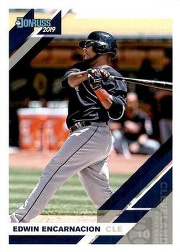 #189 Edwin Encarnacion - Cleveland Indians - 2019 Donruss Baseball