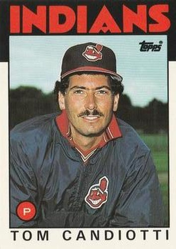 #18T Tom Candiotti - Cleveland Indians - 1986 Topps Traded Baseball