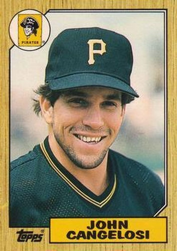 #18T John Cangelosi - Pittsburgh Pirates - 1987 Topps Traded Baseball