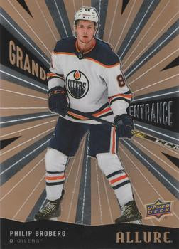 #GE-18 Philip Broberg - Edmonton Oilers - 2020-21 Upper Deck Allure - Grand Entrance Hockey