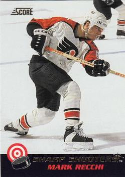#18 Mark Recchi - Philadelphia Flyers - 1992-93 Score - Sharp Shooters Hockey