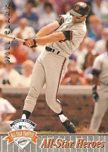 #18 Will Clark - San Francisco Giants - 1992 Upper Deck All-Star FanFest Baseball