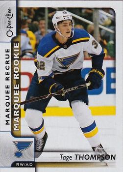#618 Tage Thompson - St. Louis Blues - 2017-18 O-Pee-Chee Hockey