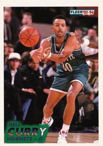 #18 Dell Curry - Charlotte Hornets - 1993-94 Fleer Basketball
