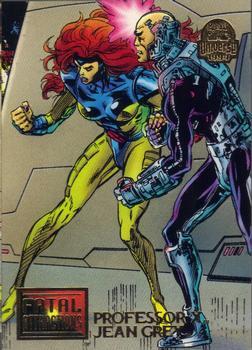 #18 Professor X & Jean Grey - 1994 Fleer Marvel Universe