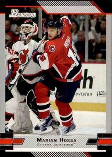 #18 Marian Hossa - Ottawa Senators - 2003-04 Bowman Draft Picks and Prospects Hockey