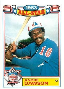 #18 Andre Dawson - Montreal Expos - 1984 Topps - Glossy All-Stars Baseball