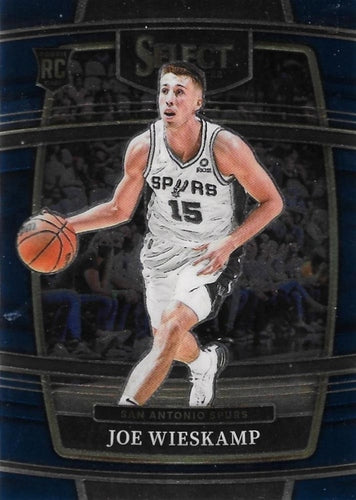 #18 Joe Wieskamp - San Antonio Spurs - 2021-22 Panini Select - Blue Basketball