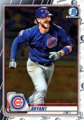#18 Kris Bryant - Chicago Cubs - 2020 Bowman Chrome Baseball