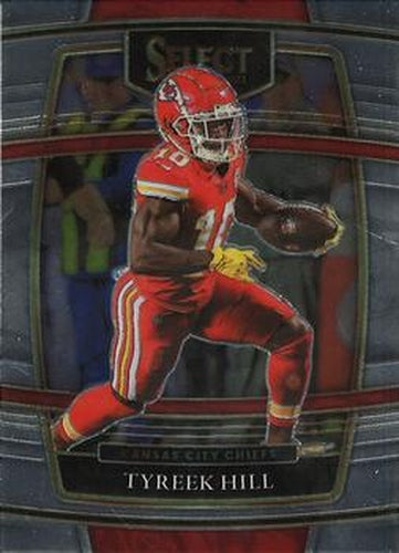 #18 Tyreek Hill - Kansas City Chiefs - 2021 Panini Select Football
