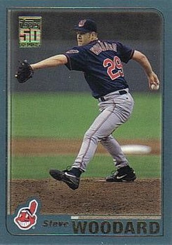 #18 Steve Woodard - Cleveland Indians - 2001 Topps Baseball