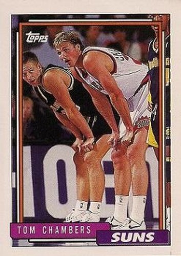 #18 Tom Chambers - Phoenix Suns - 1992-93 Topps Basketball