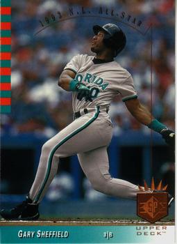 #18 Gary Sheffield - Florida Marlins - 1993 SP Baseball