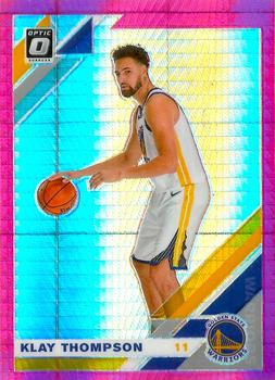 #18 Klay Thompson - Golden State Warriors - 2019-20 Donruss Optic - Hyper Pink Basketball