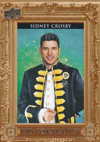 #P-18 Sidney Crosby - Pittsburgh Penguins - 2023-24 Upper Deck - UD Portraits Hockey