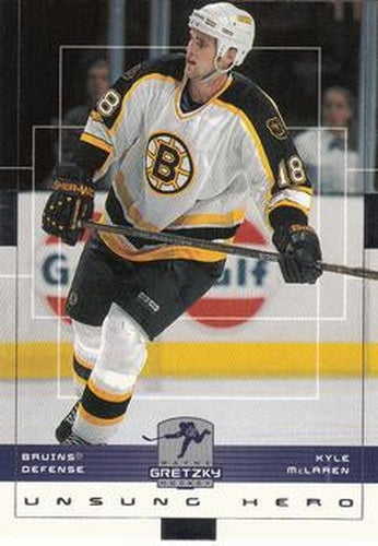 #18 Kyle McLaren - Boston Bruins - 1999-00 Upper Deck Wayne Gretzky Hockey