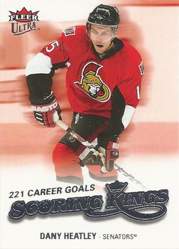 #SK18 Dany Heatley - Ottawa Senators - 2008-09 Ultra - Scoring Kings Hockey