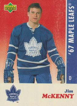 #18 Jim McKenny - Toronto Maple Leafs - 2007 Upper Deck 1967 Toronto Maple Leafs Hockey