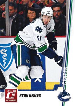 #18 Ryan Kesler - Vancouver Canucks - 2010-11 Donruss Hockey