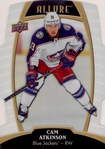 #18 Cam Atkinson - Columbus Blue Jackets - 2019-20 Upper Deck Allure - White Rainbow Hockey
