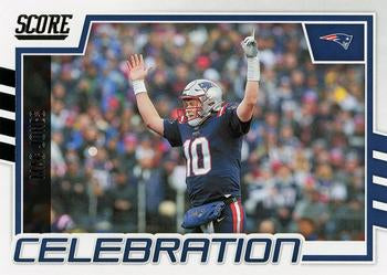 #C-MJ Mac Jones - New England Patriots - 2022 Score - Celebration Football
