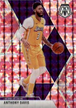 #18 Anthony Davis - Los Angeles Lakers - 2019-20 Panini Mosaic - Camo Pink Basketball