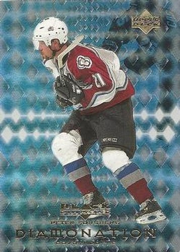 #D18 Peter Forsberg - Colorado Avalanche - 1999-00 Upper Deck Black Diamond - Diamonation Hockey