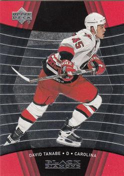 #18 David Tanabe - Carolina Hurricanes - 1999-00 Upper Deck Black Diamond Hockey