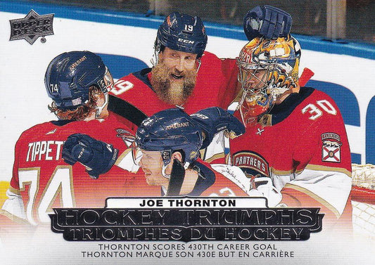 #HT-18 Joe Thornton - Florida Panthers - 2022-23 Upper Deck Tim Hortons - Hockey Triumphs Hockey