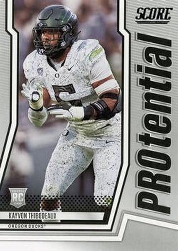 #P-KT Kayvon Thibodeaux - Oregon Ducks - 2022 Score - PROtential Football