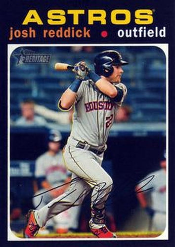 #18 Josh Reddick - Houston Astros - 2020 Topps Heritage Baseball