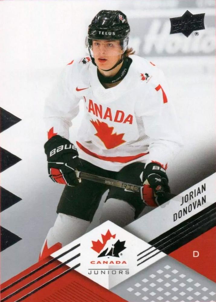 #18 Jorian Donovan - Canada - 2024 Upper Deck Team Canada Juniors Hockey