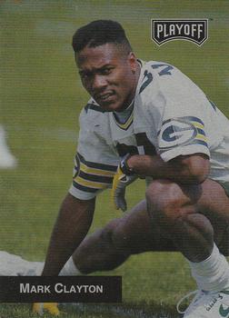 #18 Mark Clayton - Green Bay Packers - 1993 Playoff Football