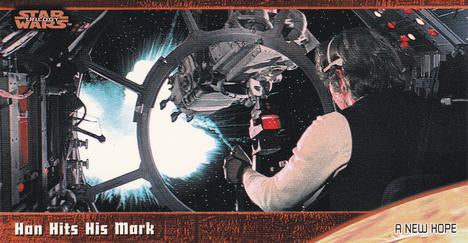 #18 Han Hits His Mark - 1997 Topps Widevision Star Wars Trilogy