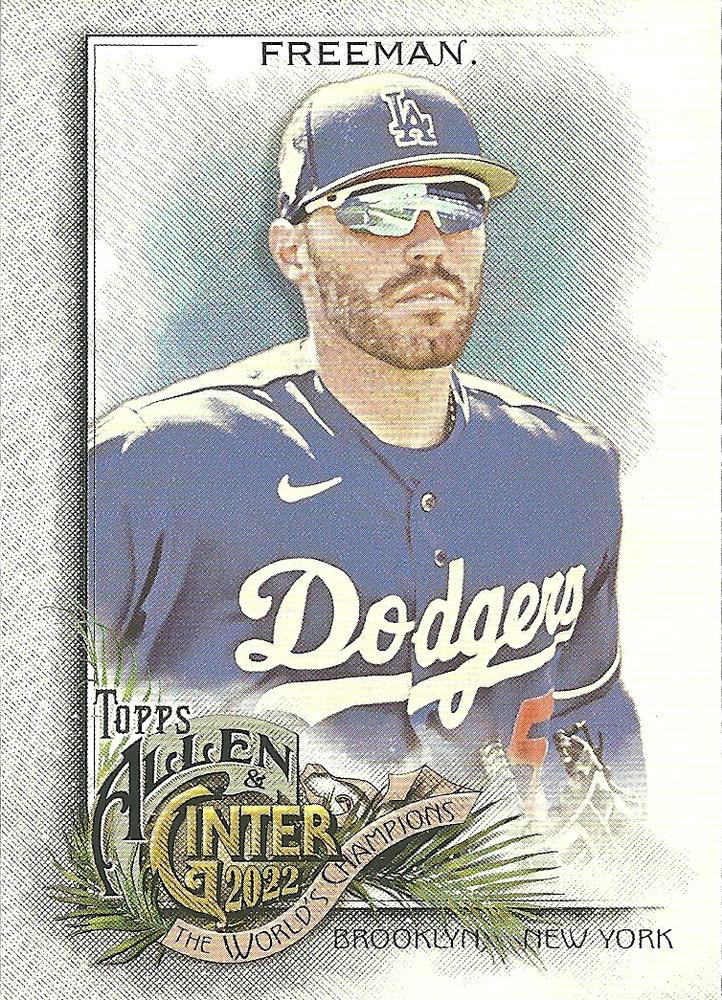 #18 Freddie Freeman - Los Angeles Dodgers - 2022 Topps Allen & Ginter Baseball