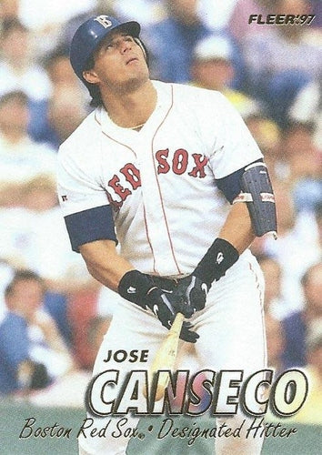#18 Jose Canseco - Boston Red Sox - 1997 Fleer Baseball
