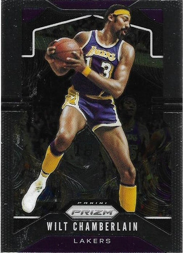 #18 Wilt Chamberlain - Los Angeles Lakers - 2019-20 Panini Prizm Basketball