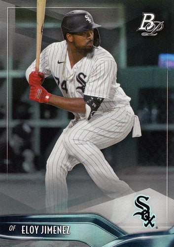#18 Eloy Jimenez - Chicago White Sox - 2021 Bowman Platinum Baseball