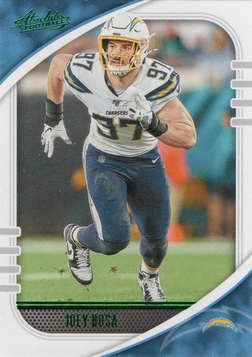 #18 Joey Bosa - Los Angeles Chargers - 2020 Panini Absolute - Green Football