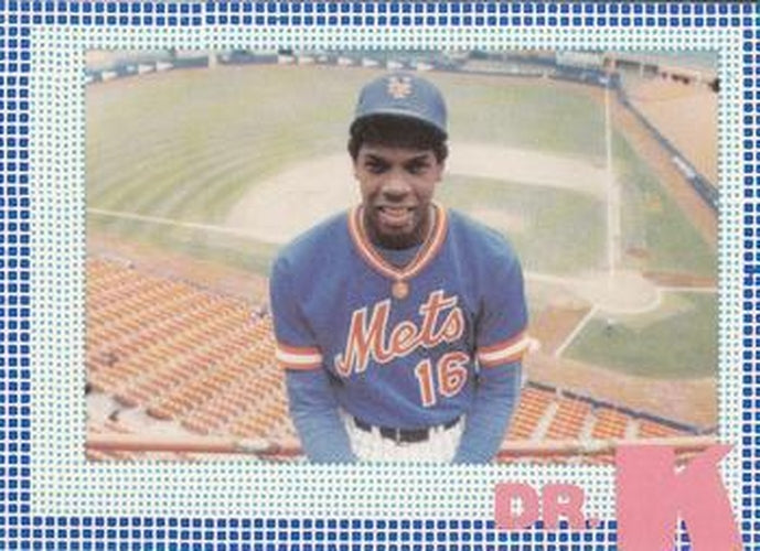 #18 Dwight Gooden - New York Mets - 1985 Renata Galasso Dwight Gooden Dr. K Baseball