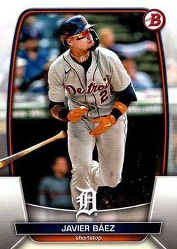 #18 Javier Baez - Detroit Tigers - 2023 Bowman Baseball