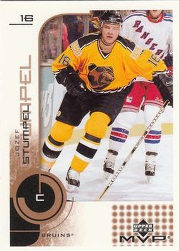 #18 Jozef Stumpel - Boston Bruins - 2002-03 Upper Deck MVP Hockey