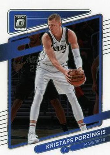 #18 Kristaps Porzingis - Dallas Mavericks - 2021-22 Donruss Optic Basketball