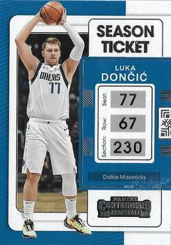 #18 Luka Doncic - Dallas Mavericks - 2021-22 Panini Contenders Basketball