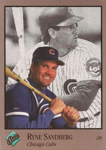 #18 Ryne Sandberg - Chicago Cubs - 1992 Studio Baseball