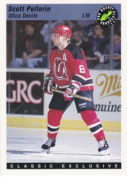 #18 Scott Pellerin - Utica Devils - 1993 Classic Pro Prospects Hockey