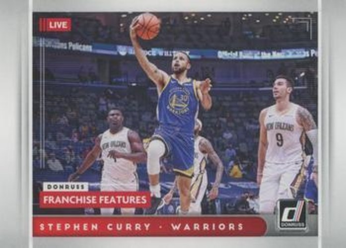 #18 Stephen Curry - Golden State Warriors - 2021-22 Donruss - Franchise Features Basketball