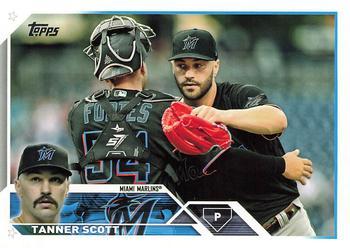 #18 Tanner Scott - Miami Marlins - 2023 Topps Baseball