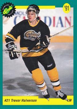 #18 Trevor Halverson - Washington Capitals - 1991 Classic Draft Picks Hockey