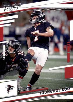 #18 Younghoe Koo - Atlanta Falcons - 2022 Panini Prestige Football